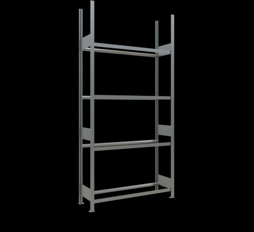 Schulte Lagertechnik Wheels basic rack MULTIplus150