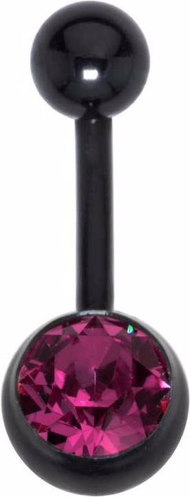 Produktbild Bijouteria Bauchpiercing (Bioplast, Kristall, Chirurgenstahl 316L)