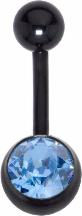 Immagine prodotto Bijouteria Piercing ventre (Bioplastica, Vetro (di orologio), Acciaio chirurgico 316L)