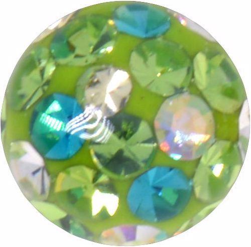 Image du produit Bijouteria Embout de piercing (Acier chirurgical 316L, Résine époxy, Cristallin)