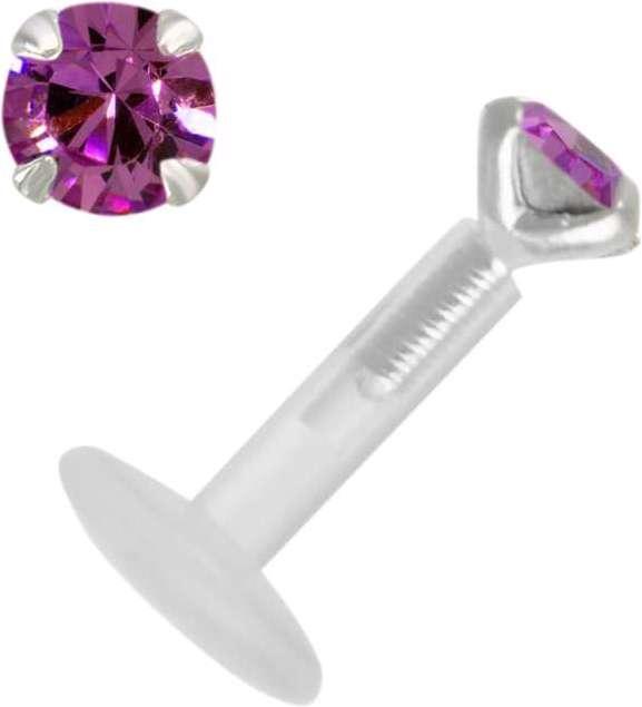 Bijouteria Piercing (Bioplast, Silber 925, Premium Kristall)