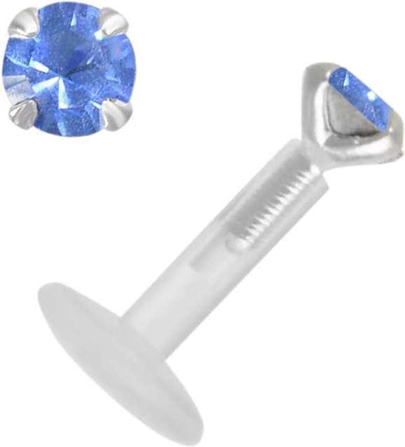 Bijouteria Piercing (Premium Kristall, Bioplast, Silber 925)