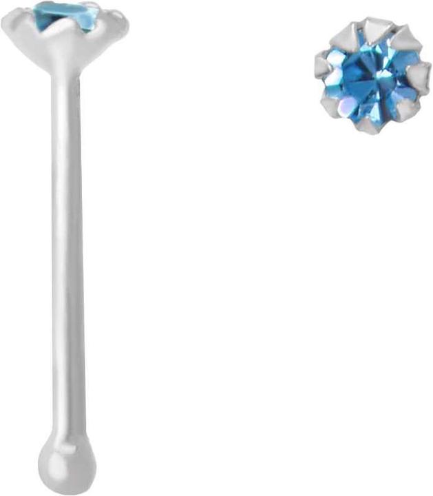 Bijouteria Nasenpiercing (Kristall, Silber 925)