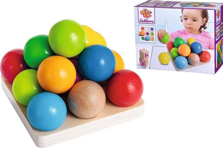 Produktbild Eichhorn EH Kugel-Sortierspiel (Deutsch, Italienisch, Niederländisch, Tschechisch)