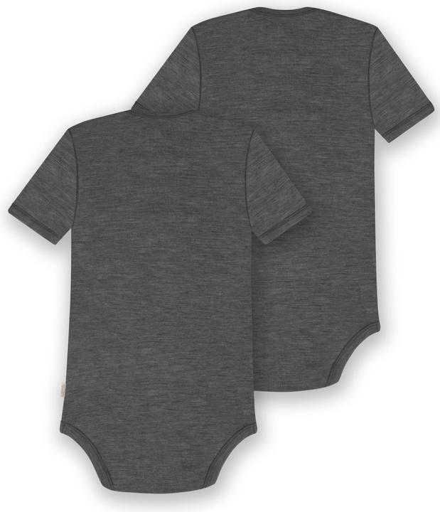 Image du produit Normani Lot de 2 body bébé mérinos manches courtes "Tauranga" - 9289 (68)
