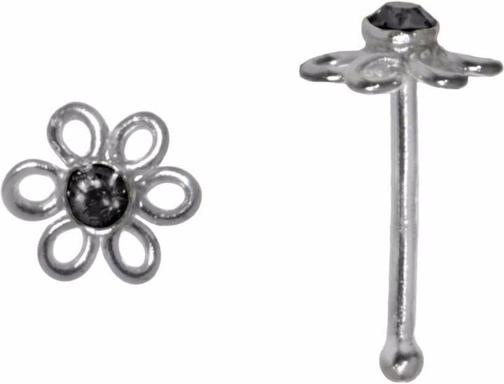 Bijouteria Nasenpiercing (Kristall, Silber 925)