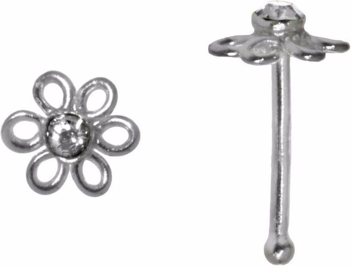 Bijouteria Nasenpiercing (Kristall, Silber 925)