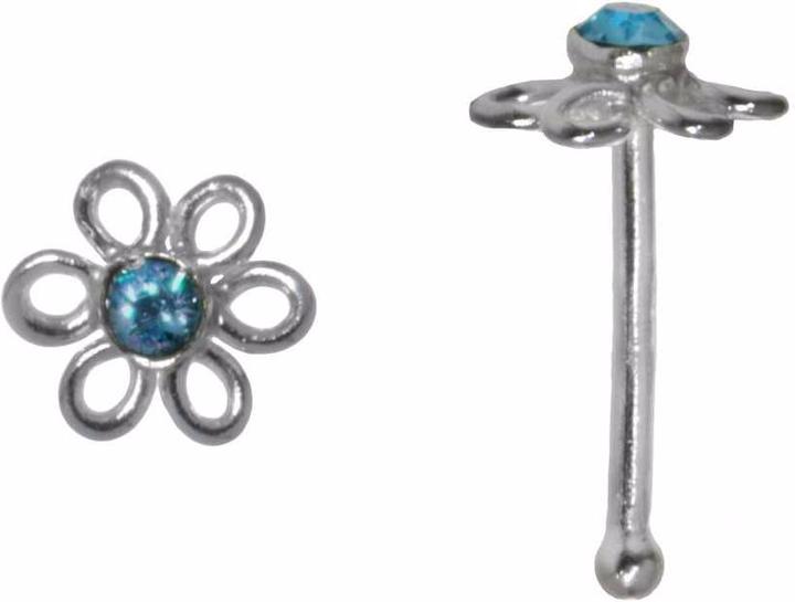 Bijouteria Nasenpiercing (Kristall, Silber 925)