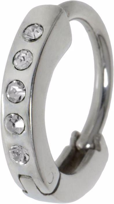 Bijouteria Bauchpiercing (Chirurgenstahl 316L, Kristall, Silber 925)