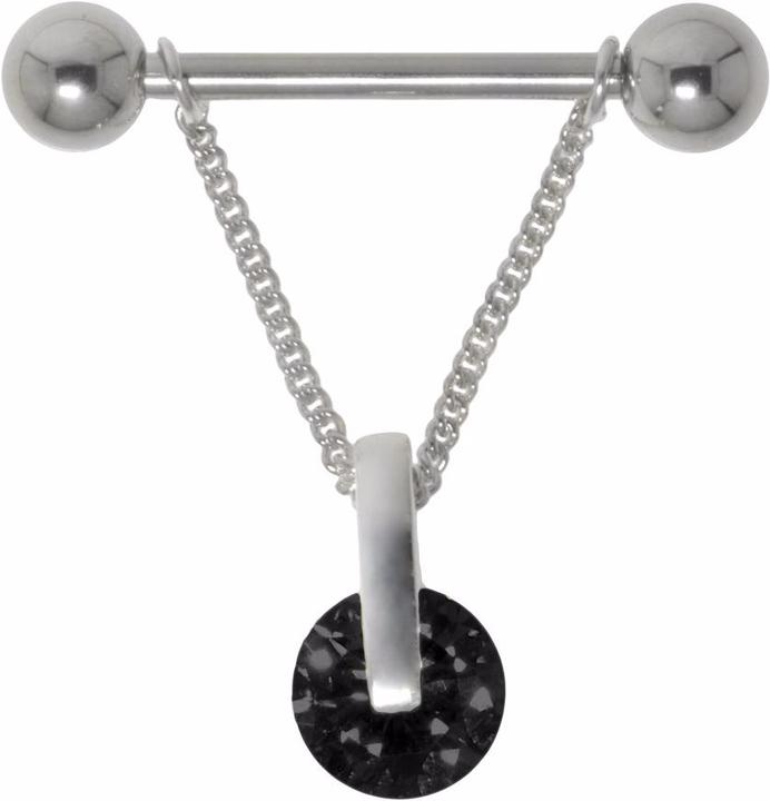 Immagine prodotto Bijouteria Piercing petto (Acciaio chirurgico 316L, Argento 925, Zirconia)