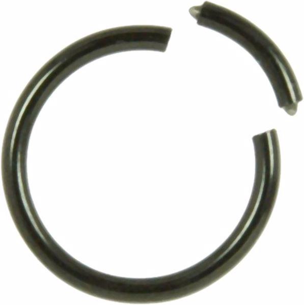 Bijouteria 1.2mm Titan Piercingteil (PVD Beschichtung (schwarz), Titan)