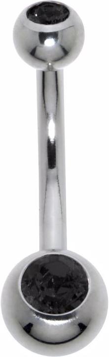 Image du produit Bijouteria Piercing nombril (Acier chirurgical 316L, Cristallin)
