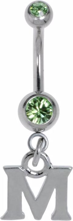 Bijouteria Bauchpiercing (Chirurgenstahl 316L, Kristall)