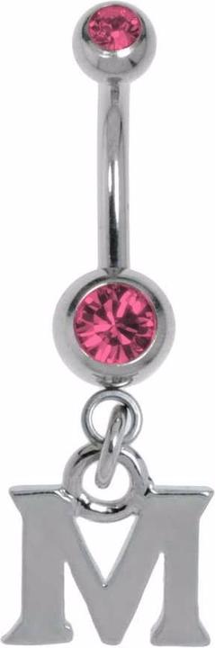 Bijouteria Bauchpiercing (Chirurgenstahl 316L, Kristall)