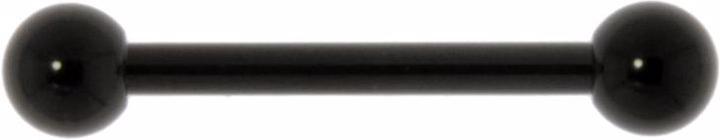 Bijouteria Zungenpiercing (Chirurgenstahl 316L, PVD Beschichtung (schwarz))