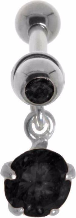 Bijouteria Ohrpiercing (Chirurgenstahl 316L, Kristall, Messing mit Silberbeschichtung, Zirkonia)