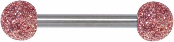 Bijouteria Zungenpiercing (Acrylglas, Chirurgenstahl 316L)