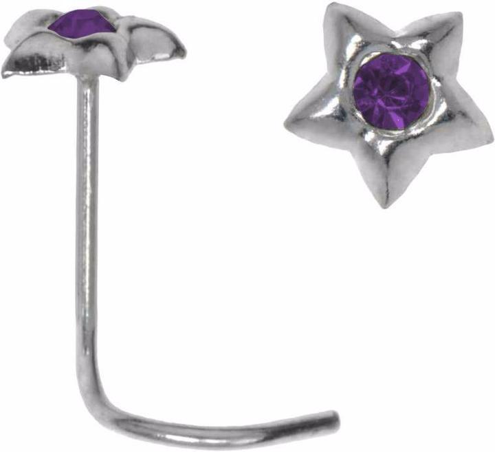Bijouteria Nasenpiercing (Kristall, Silber 925)