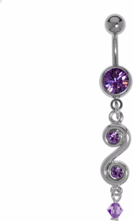 Produktbild Bijouteria Bauchpiercing (Acrylglas, Chirurgenstahl 316L, Kristall, Messing rhodiniert)