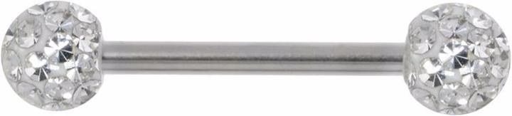 Bijouteria Brustpiercing (Chirurgenstahl 316L, Epoxiharz, Kristall)