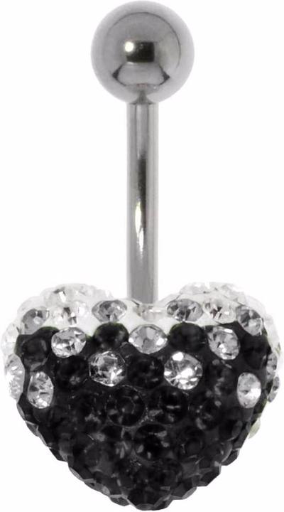 Bijouteria Bauchpiercing (Chirurgenstahl 316L, Kristall)