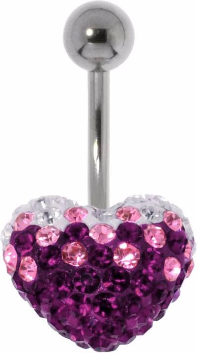 Image du produit Bijouteria Piercing nombril (Acier chirurgical 316L, Cristallin)