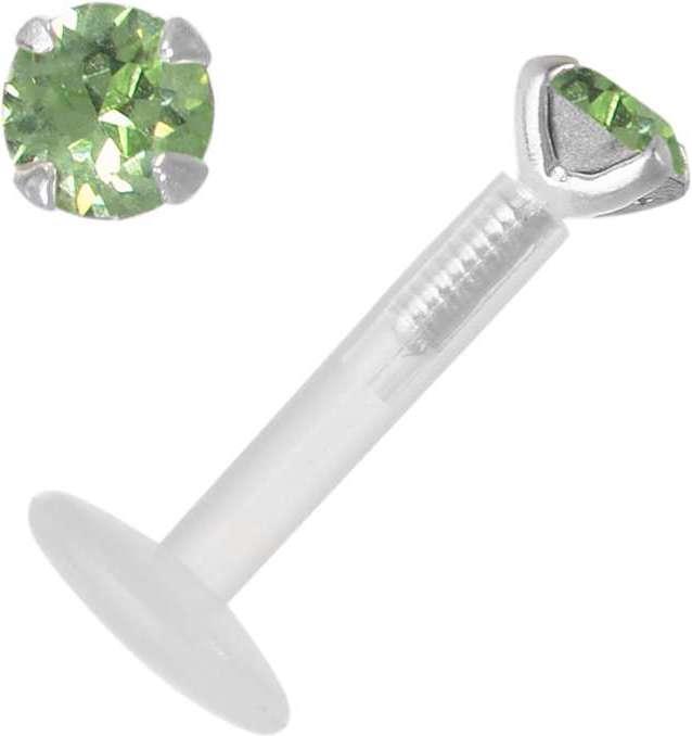Bijouteria Piercing (Bioplast, Silber 925, Premium Kristall)