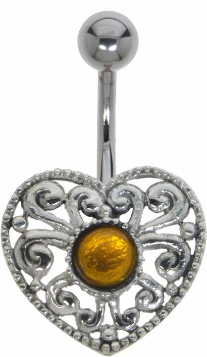 Bijouteria Bauchpiercing (Schmuckstein, Silber 925, Chirurgenstahl 316L)