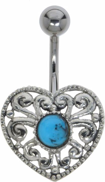 Immagine prodotto Bijouteria Piercing ventre (Acciaio chirurgico 316L, Gioiello, Argento 925)