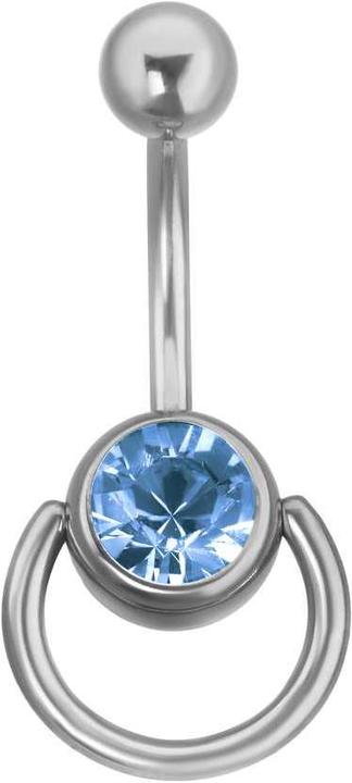 Image du produit Bijouteria Piercing nombril (Acier chirurgical 316L, Cristallin)