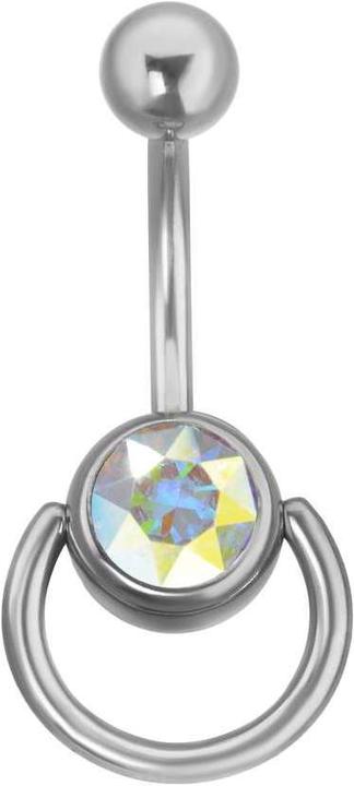 Bijouteria Bauchpiercing (Chirurgenstahl 316L, Kristall)