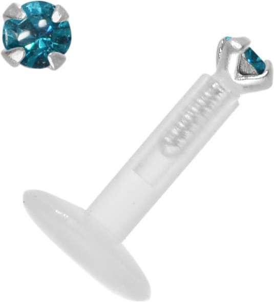 Immagine prodotto Bijouteria Piercing (Bioplastica, Argento 925, Cristallo premium)