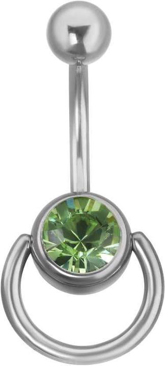 Bijouteria Bauchpiercing (Chirurgenstahl 316L, Kristall)