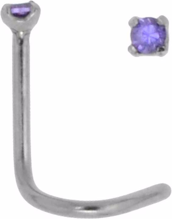 Bijouteria Nasenpiercing (Kristall, Chirurgenstahl 316L)