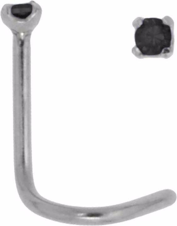 Bijouteria Nasenpiercing (Chirurgenstahl 316L, Kristall)