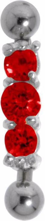 Immagine prodotto Bijouteria Piercing sopracciglio (Acciaio chirurgico 316L, Argento 925, Zirconia)