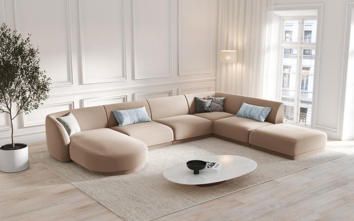 Actual product image Micadoni Panoramic Right Corner Sofa, "Miley", 6 Seats, 330x255x70Made in Europe (Sofa landscape)