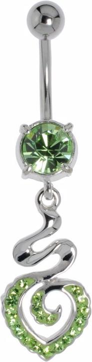 Produktbild Bijouteria Bauchpiercing (Chirurgenstahl 316L, Kristall, Messing rhodiniert)