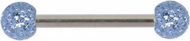 Bijouteria Brustpiercing (Kristall, Chirurgenstahl 316L, Epoxiharz)
