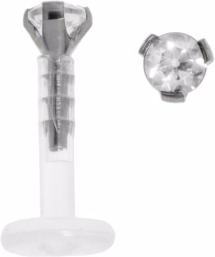 Produktbild Bijouteria Piercingstab (Bioplast, Kristall, Titan)