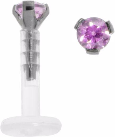Actual product image Bijouteria Pin (Bioplastic, Crystal, Titanium)