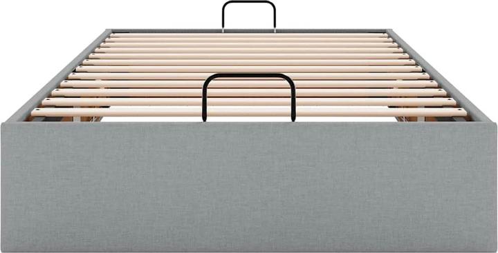 Produktbild VidaXL Ottoman-Bett ohne Matratze Dunkelbraun 120x190 cm Stoff (120 x 190 cm)