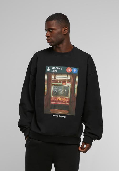 Actual product image Urban Classics Upscale Memory Lane Oversize Crewneck - 185293 (S)
