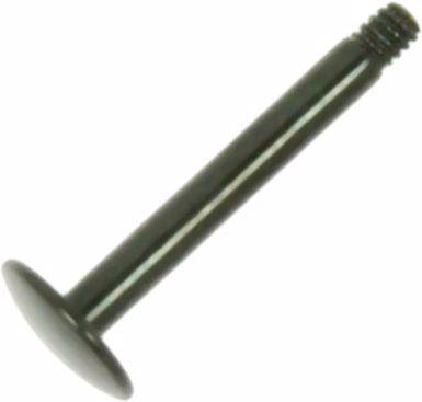 Bijouteria 1.2mm Titan Piercingteil (PVD Beschichtung (schwarz), Titan)