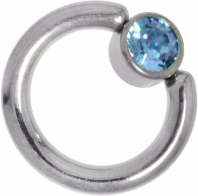 Actual product image Bijouteria 1.2mm Titanium piercing part (Titanium, Zirconia)