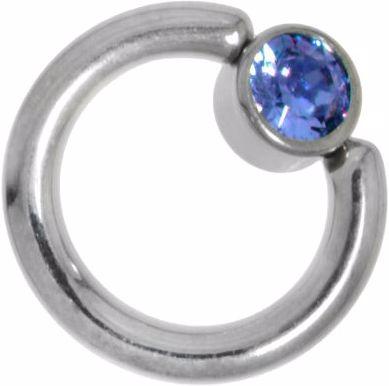 Bijouteria 1.2mm Titan Piercingteil (Titan, Zirkonia)
