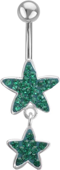 Bijouteria Bauchpiercing (Chirurgenstahl 316L, Kristall)