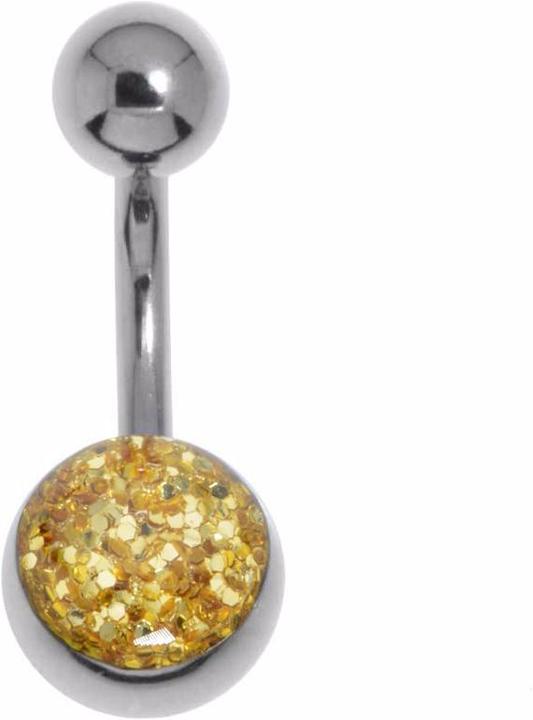 Goldfarbig, argenté