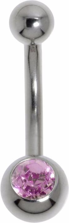 Bijouteria Bauchpiercing (Chirurgenstahl 316L, Kristall)