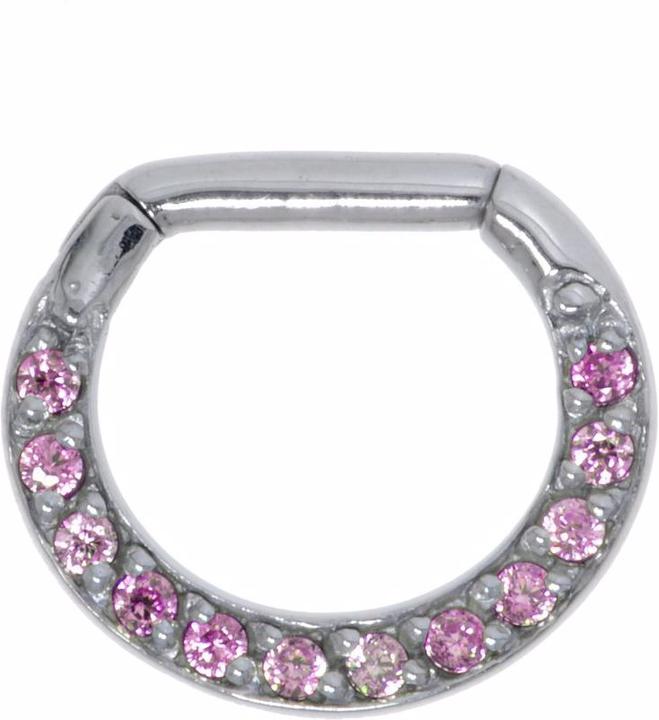 Bijouteria Septumpiercing (Chirurgenstahl 316L, Zirkonia)